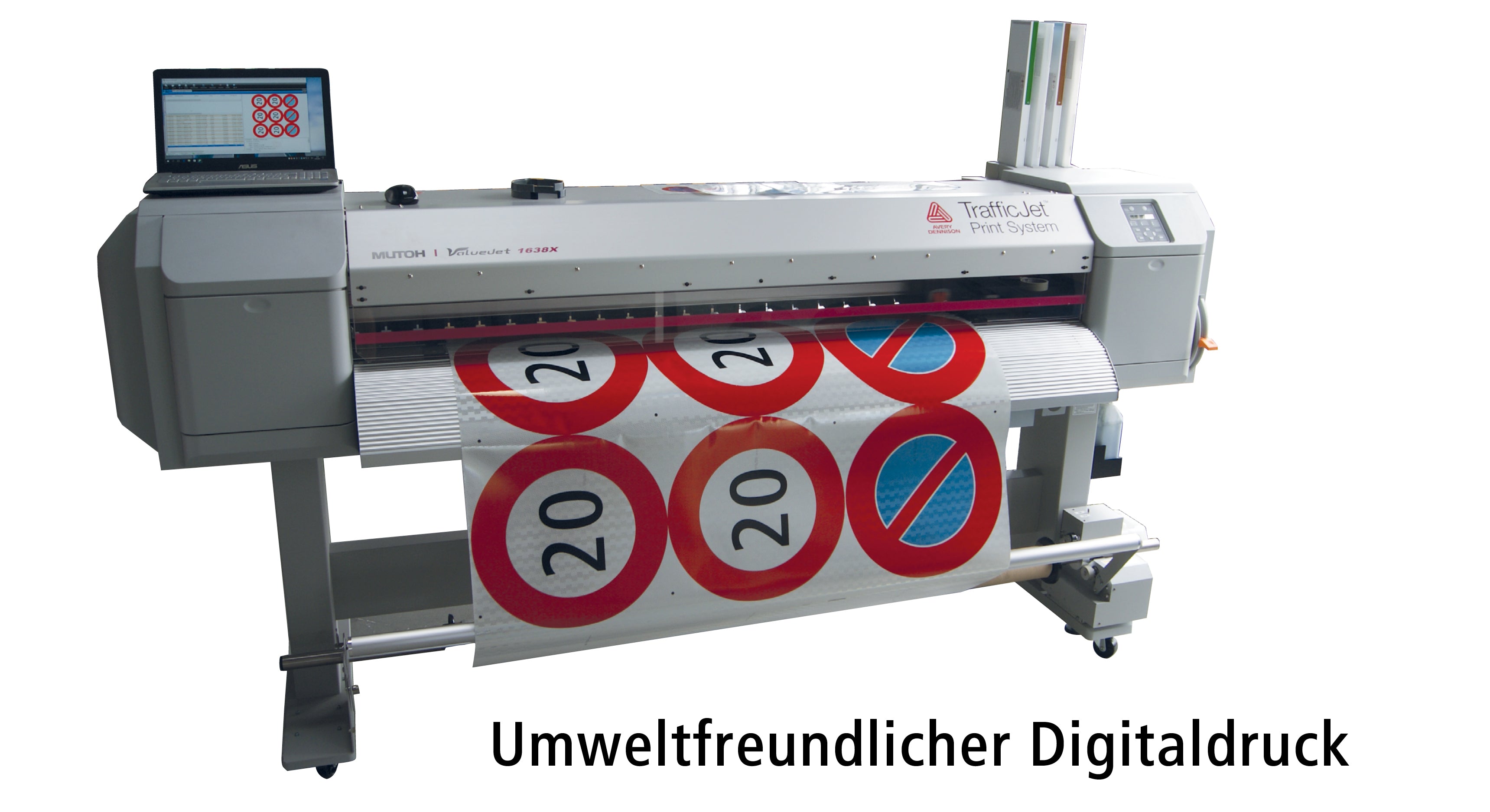 Digitaldruck Strassensignalisation