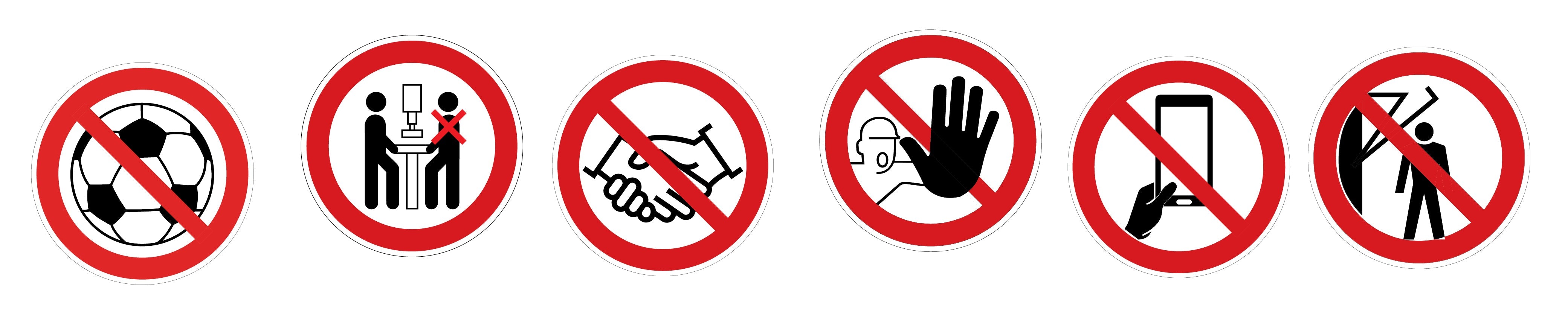 Verbotszeichen praxisbewährt