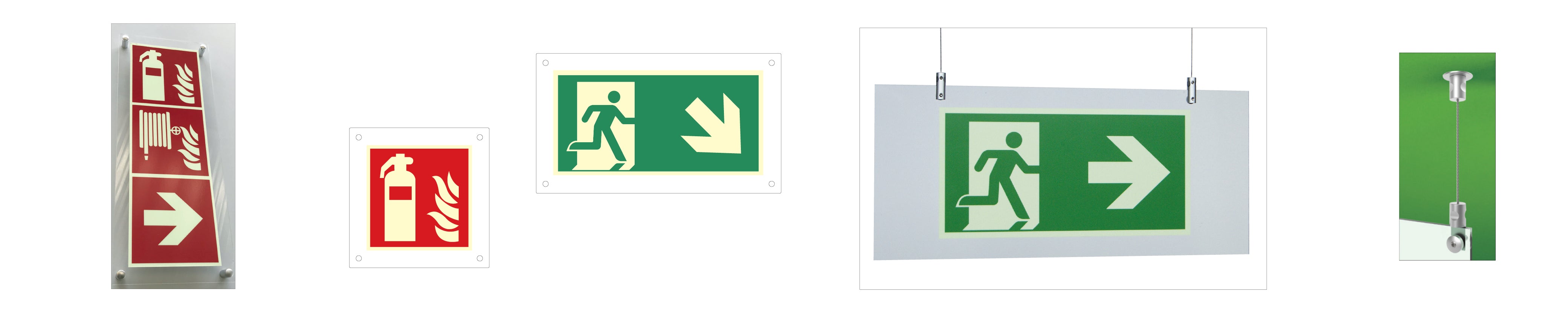 Rettungszeichen Plexiglas