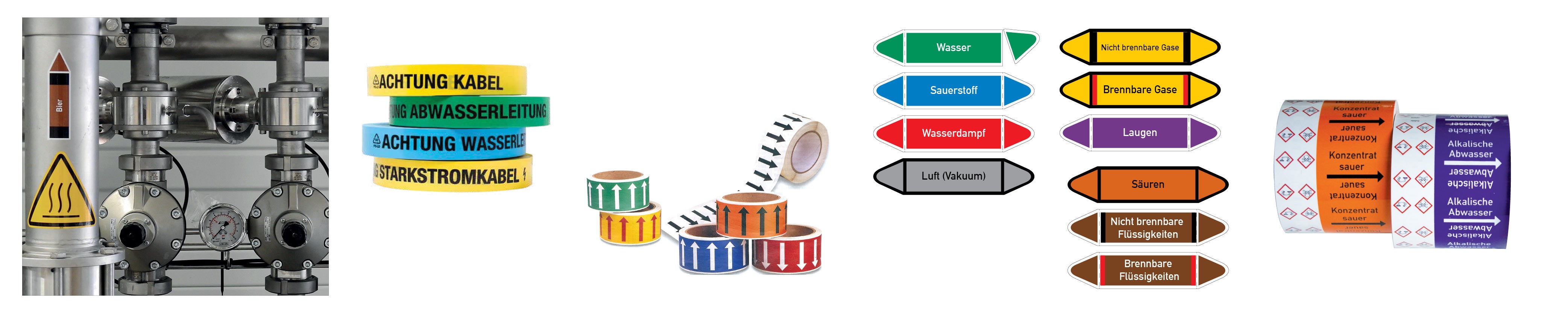 Rohrleitungskennzeichen