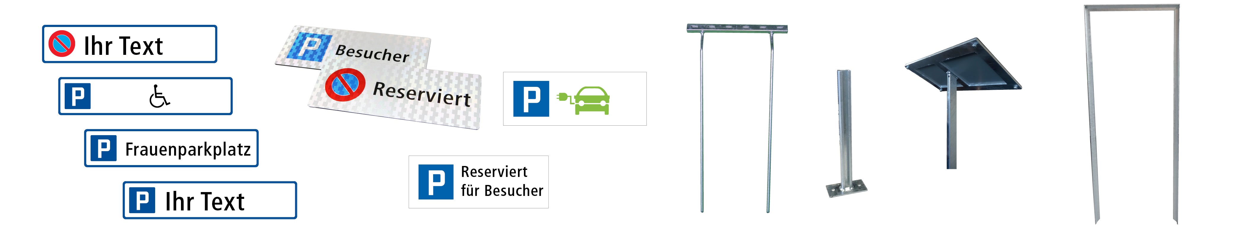 Parkplatzschilder