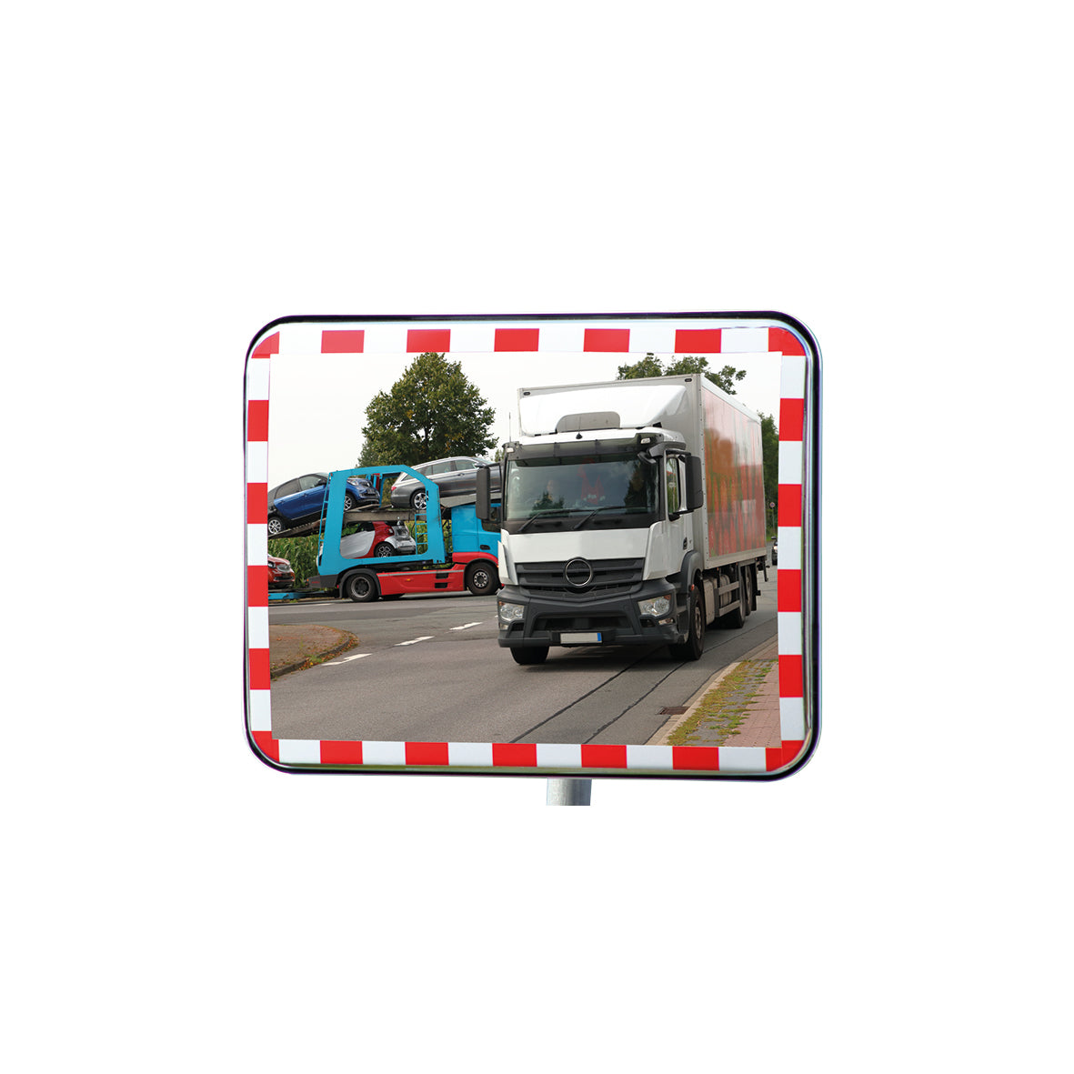 Verkehrsspiegel Universal, 80 x 60 cm, mit 2-Punkt-Halterung