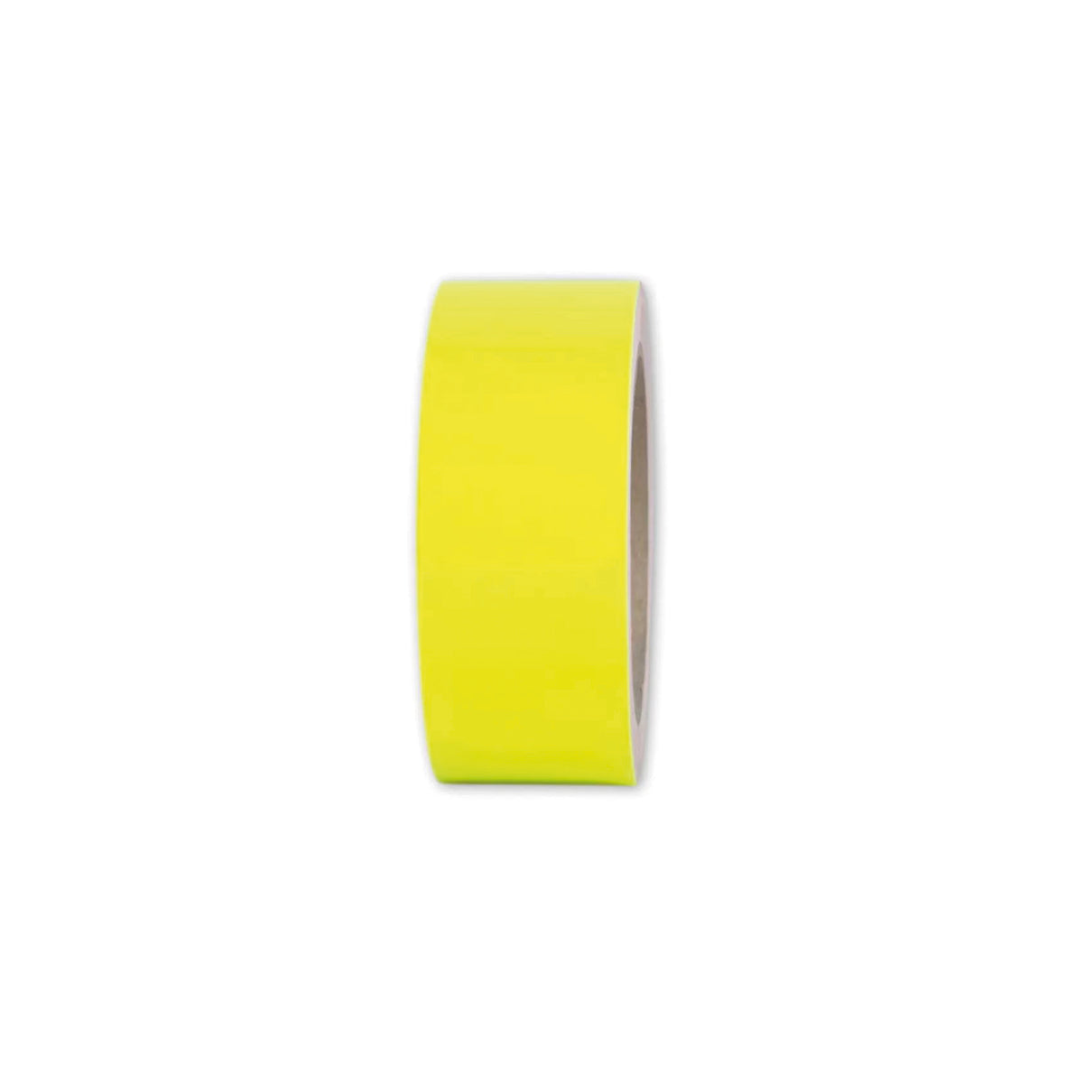 Warnmarkierungsband Fluor, gelb, 10 m, Breite 5 cm