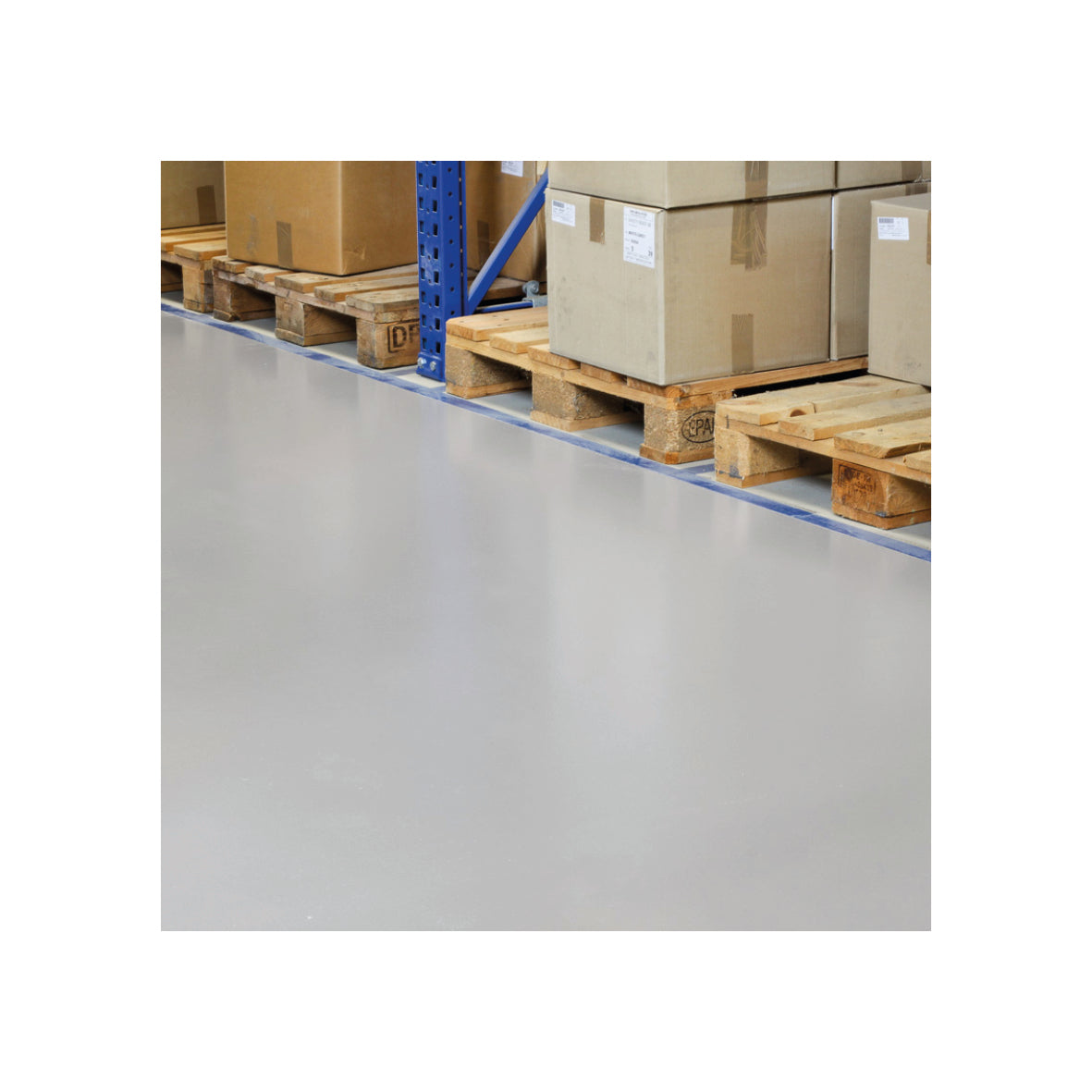 Bodenbeschichtung Antirutsch, Epoxid Extra Stark, hellgrau, 5 kg, Reicht für 15-20 m2, ohne Antirutsch