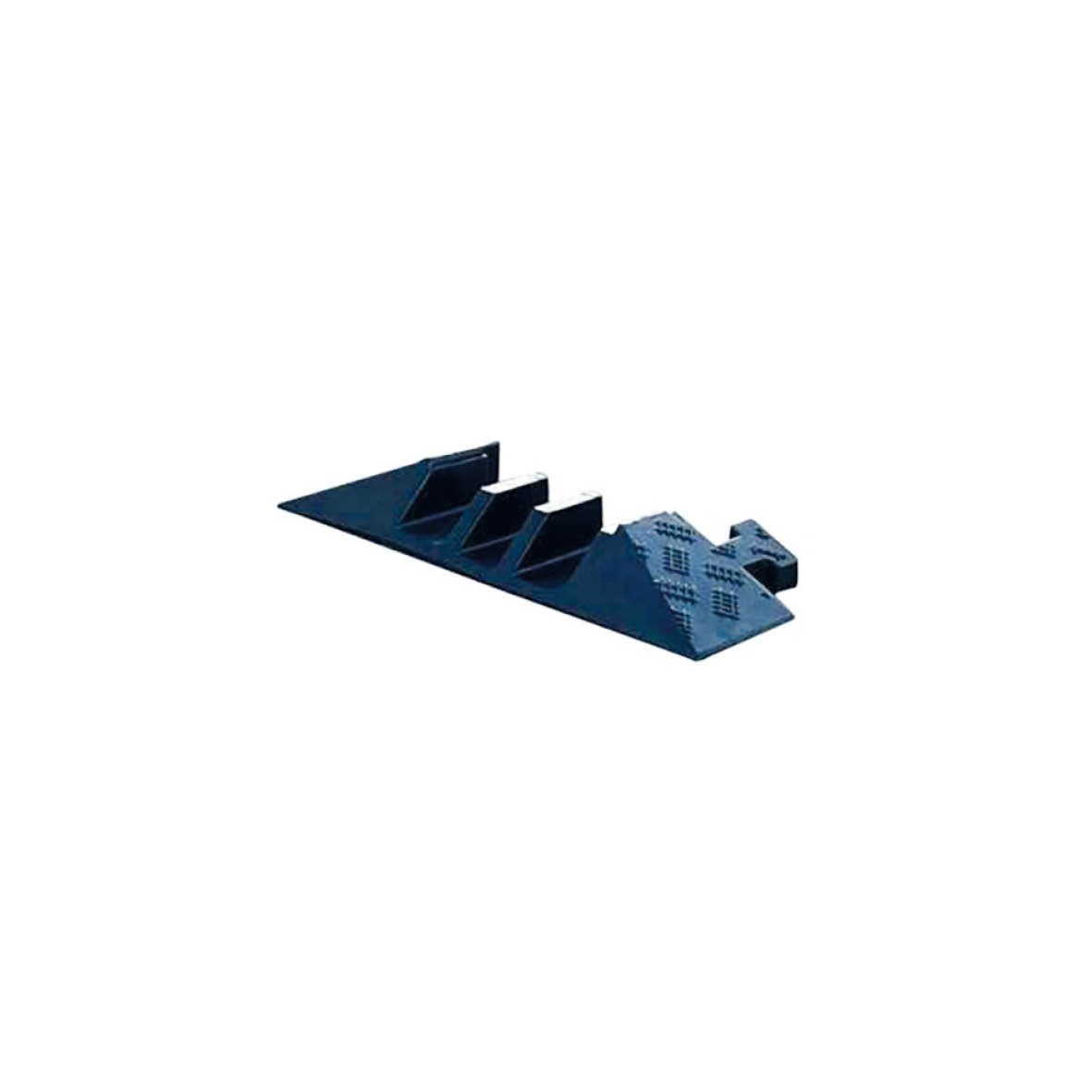 Überfahrschutzsystem A, Endstück, mit Adapter, H/B/T 75/150/600 mm