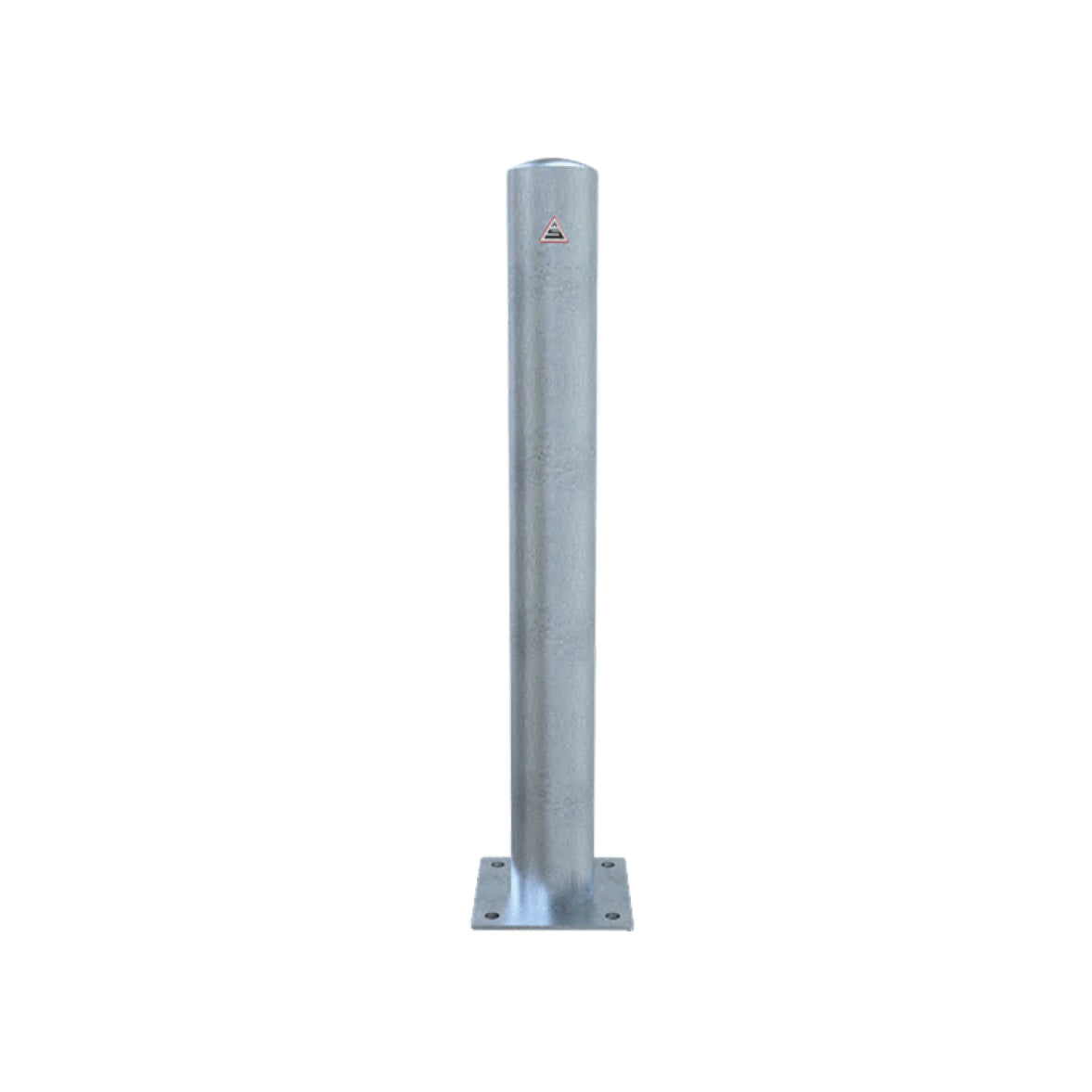 Stahlrohrpoller 193 mm, 1000 mm, verzinkt, zum Aufschrauben, mit Bodenplatte