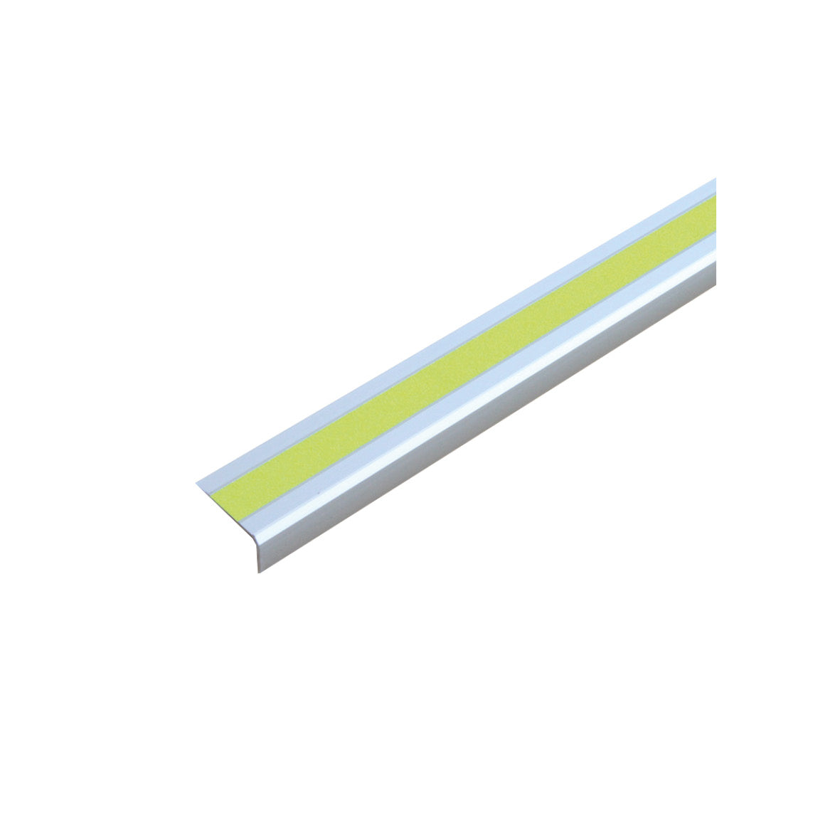 Antirutsch Treppenkantenprofil, Alu, m2, Signalfarbe gelb, 53 x 610 x 31 mm, selbstklebend