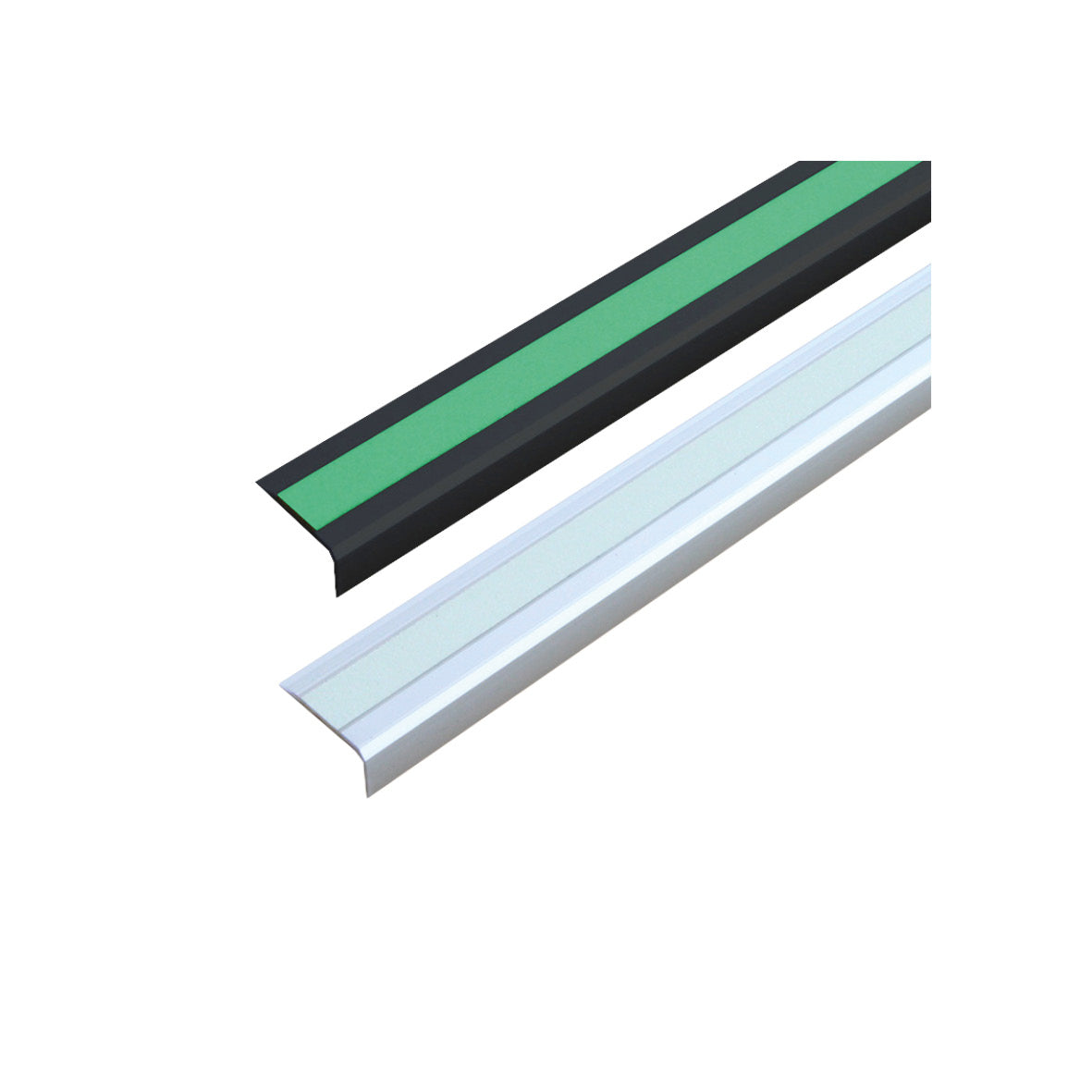 Antirutsch Treppenkantenprofil, Alu, m2 Easy Clean, Nachleuchtend, 53 x 800 x 31 mm, selbstklebend