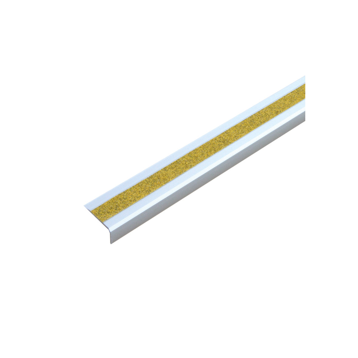 Antirutsch Treppenkantenprofil, Alu, m2, Public 46 gelb, 53 x 800 x 31 mm, selbstklebend
