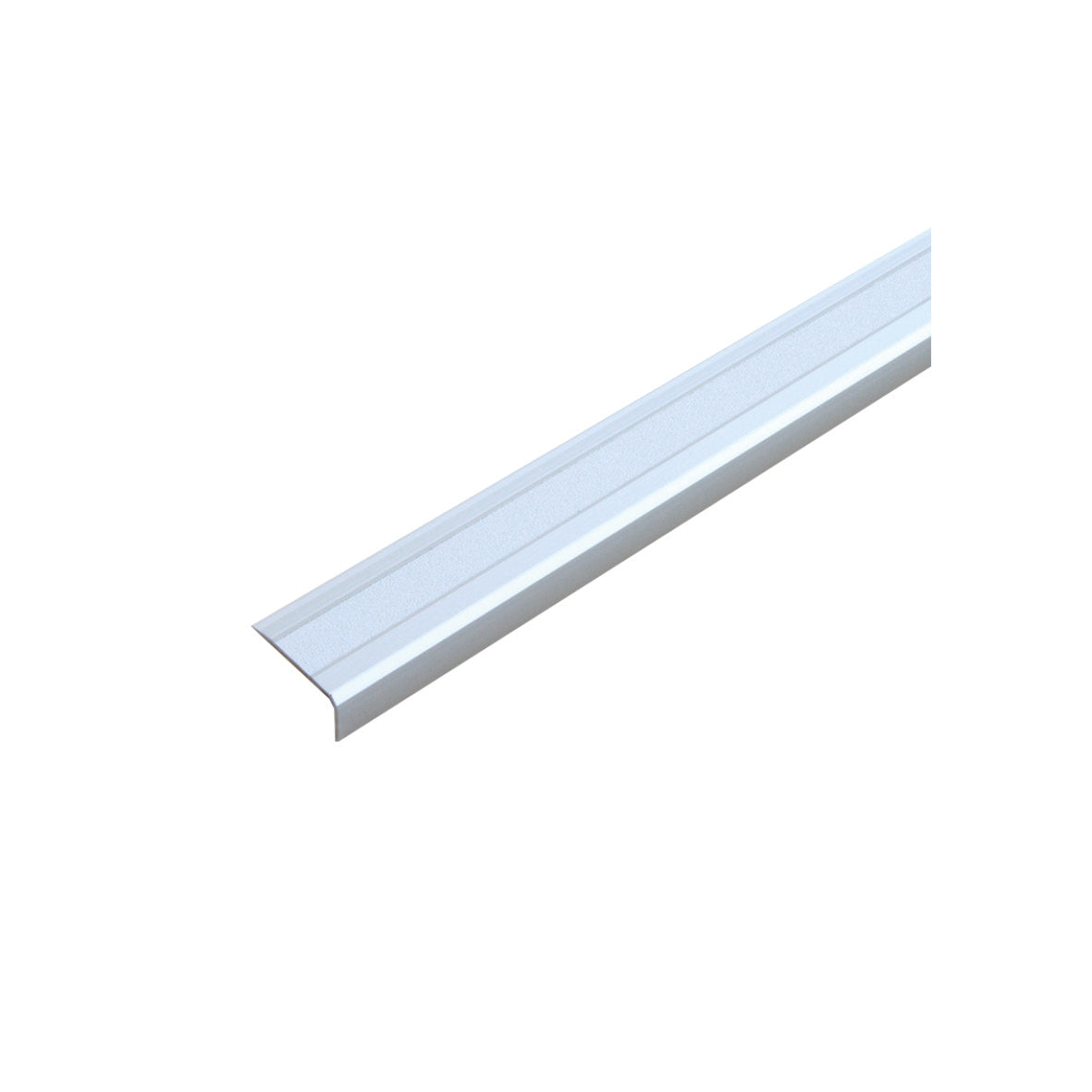 Antirutsch Treppenkantenprofil, Alu, m2 Easy Clean, weiss, 53 x 1000 x 31 mm, selbstklebend