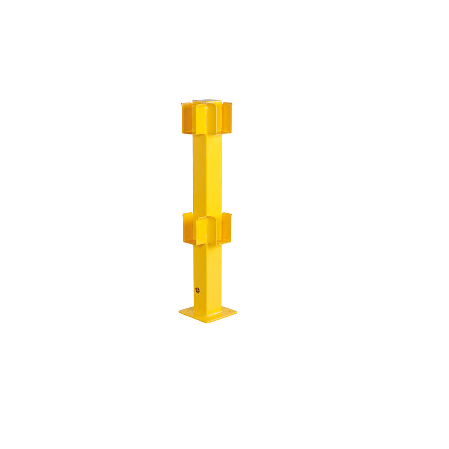 Schutzgeländer 100 Entnahme, Eckpfosten, H 1000 mm, 100/100 mm, 14.5 kg