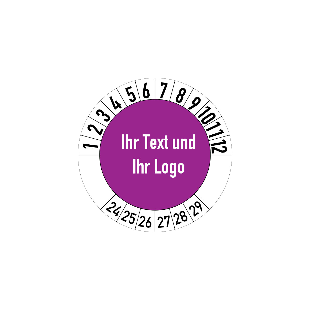 Prüfplakette, 4.P-502, Individuell