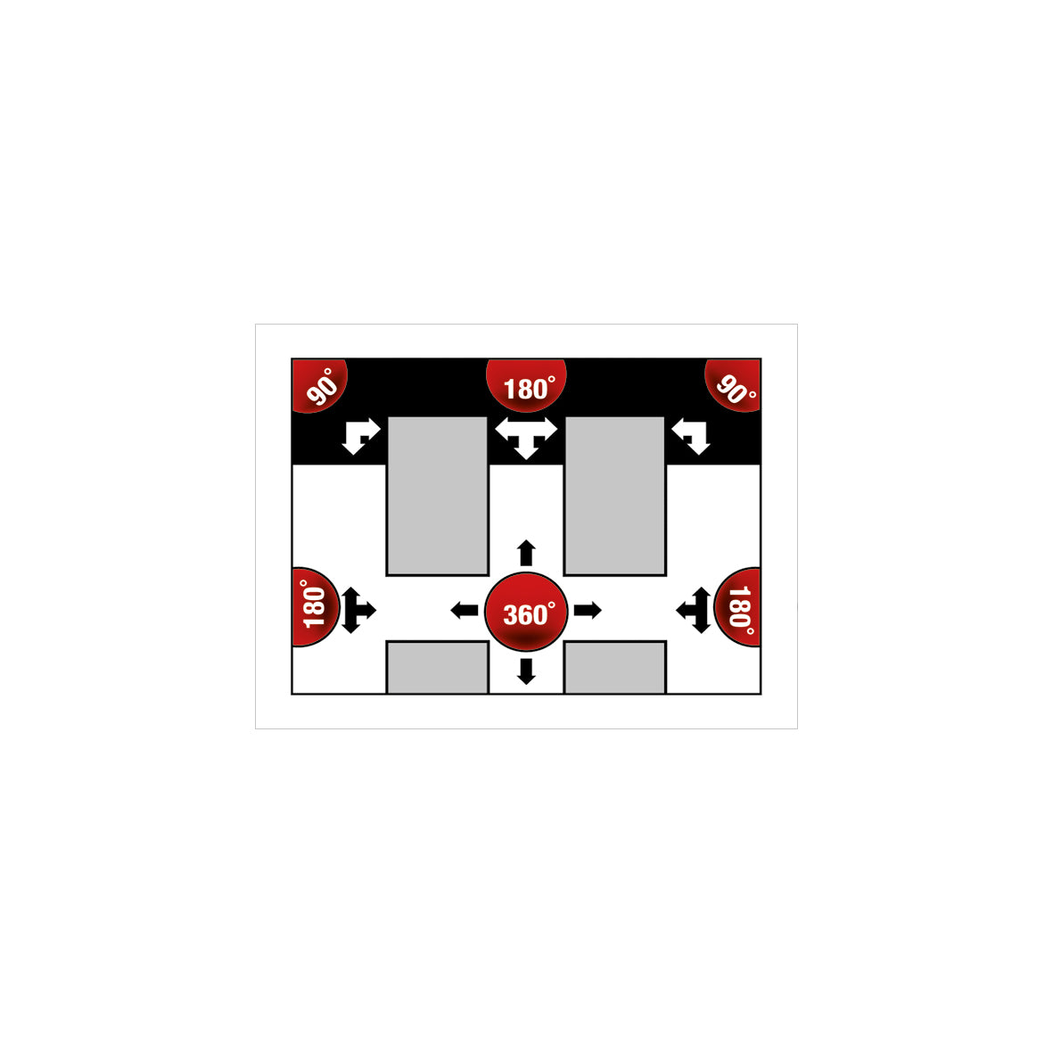 Kuppelspiegel 360°, Polycarbonat, ø 60 cm