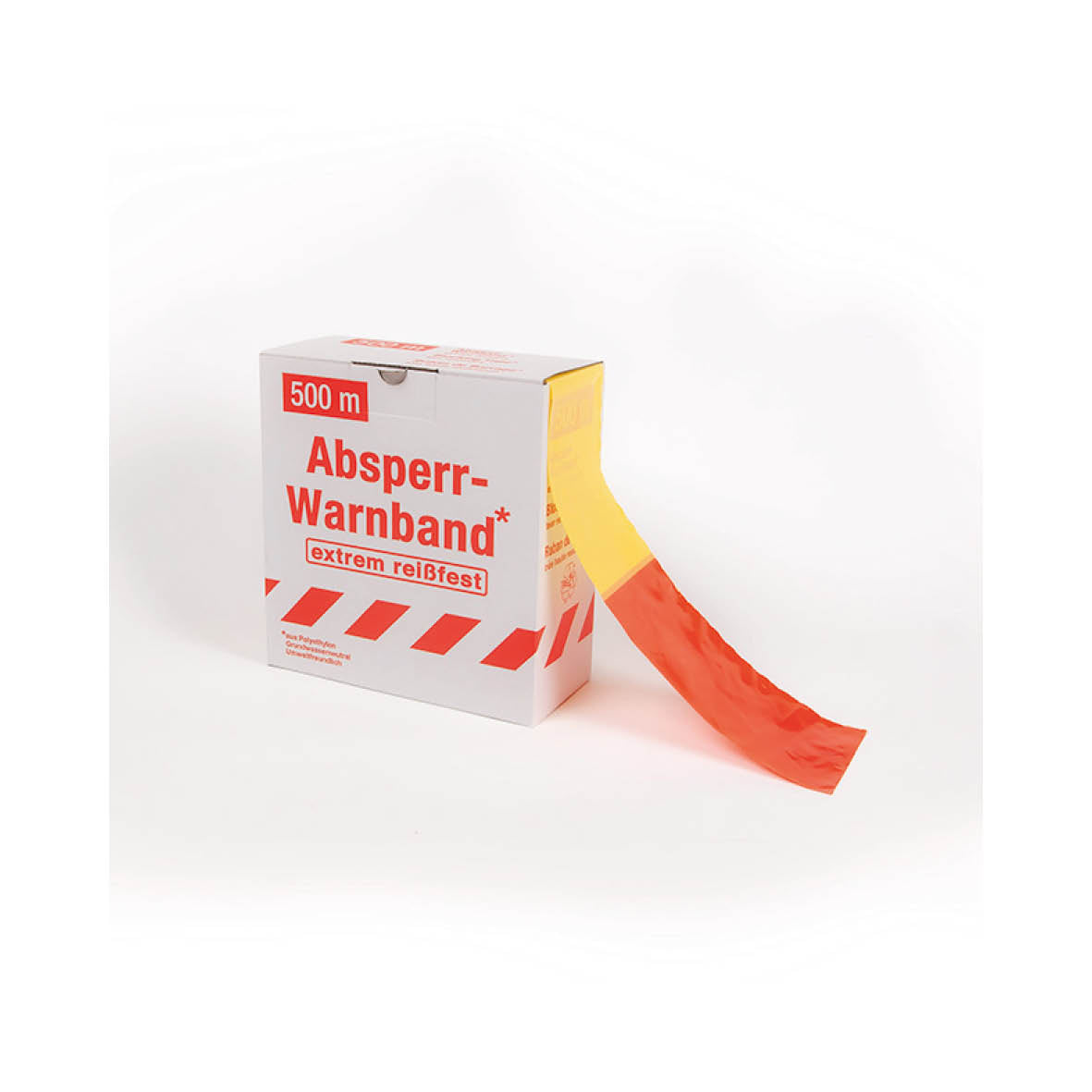 Absperrband, Standard, rot-gelb, geblockt, VE 5 Stk.