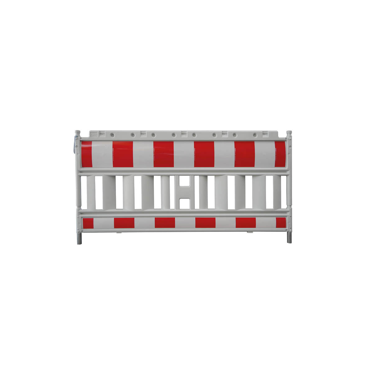 Absperrgitter-Set 4, R1-rot-weiss, ohne Lampenhalter, Set 20 Stk. 200/100/5 cm, 1016 kg