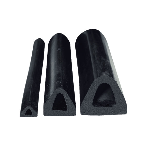 Rammschutzprofil, Delta 4, Breite 150 mm, Höhe 130 mm, 2.5 m