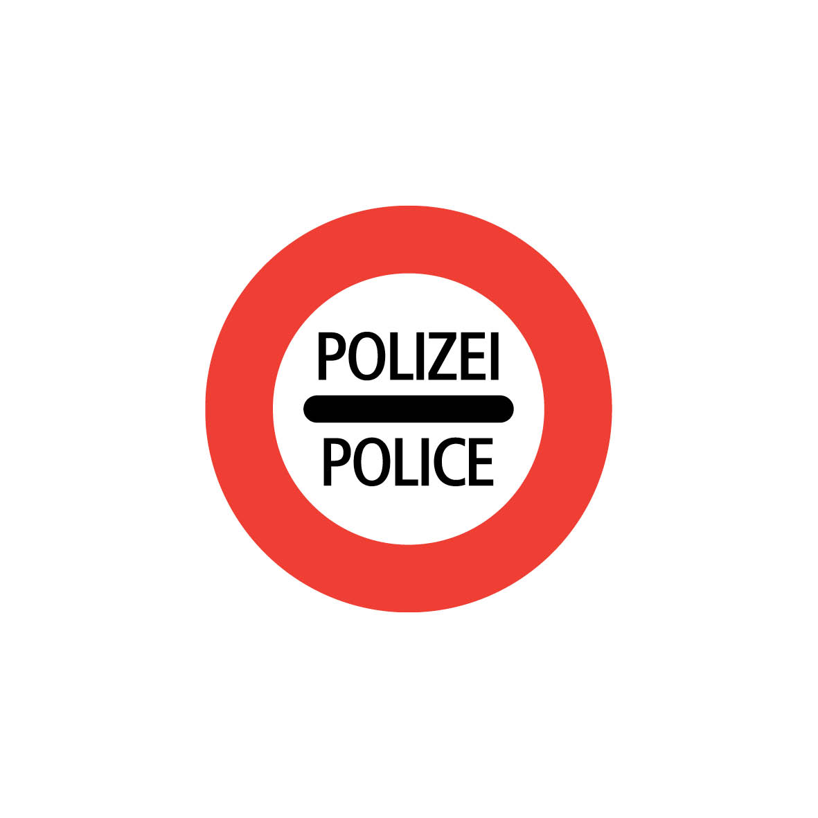 2.52 Polizei, Vorschriftssignal