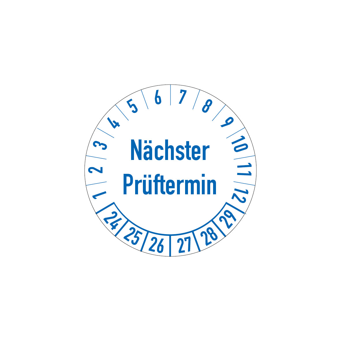 Prüfplakette, 4.P-082, Prüftermin