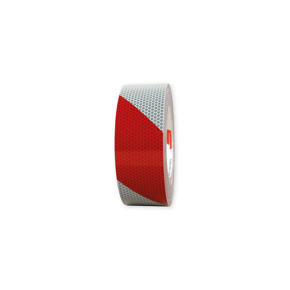 Warnmarkierungsband R2, für Fahrzeuge, R2, rot-weiss, 25 m x 50 mm, rechtsweisend