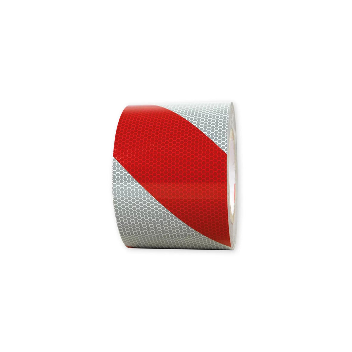 Warnmarkierungsband R2, für Fahrzeuge, R2, rot-weiss, 25 m x 100 mm, rechtsweisend