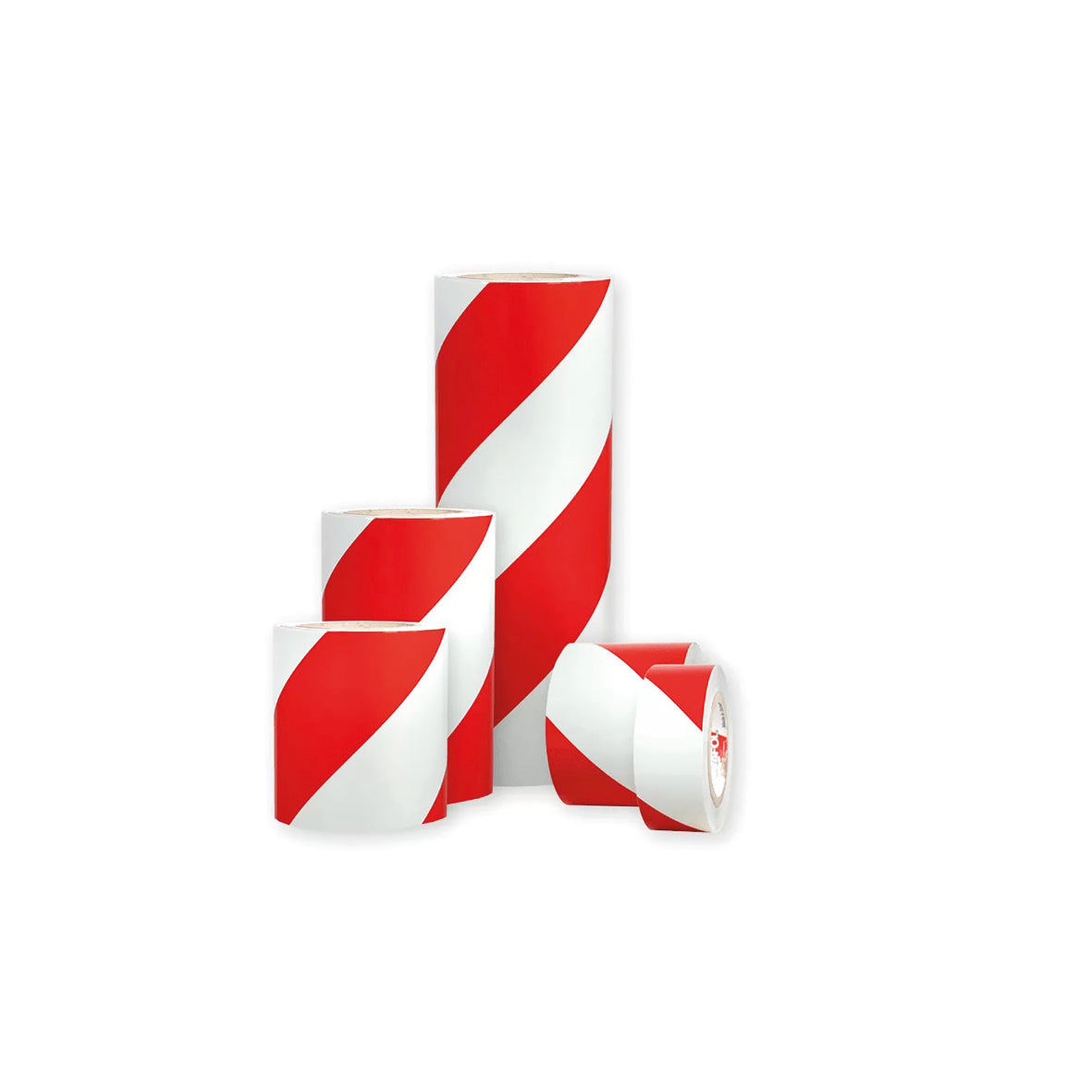 Warnmarkierungsband R1, für Fahrzeuge, R1, rot-weiss, 10 m x 600 mm, rechtsweisend