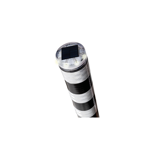 Flexbollard LED, schwarz, ø 80 mm, H 800 mm, Reflektierend, inkl. Bodenhülse, 2 kg, VE 5 Stk.