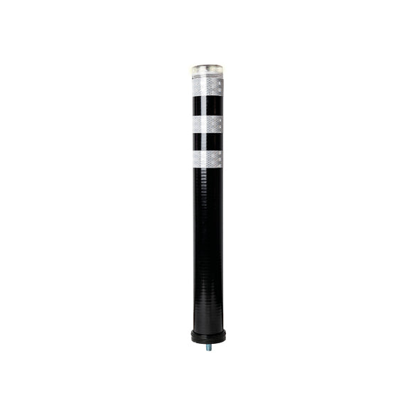 Flexbollard LED, schwarz, ø 80 mm, H 800 mm, Reflektierend, inkl. Bodenhülse, 2 kg, VE 5 Stk.