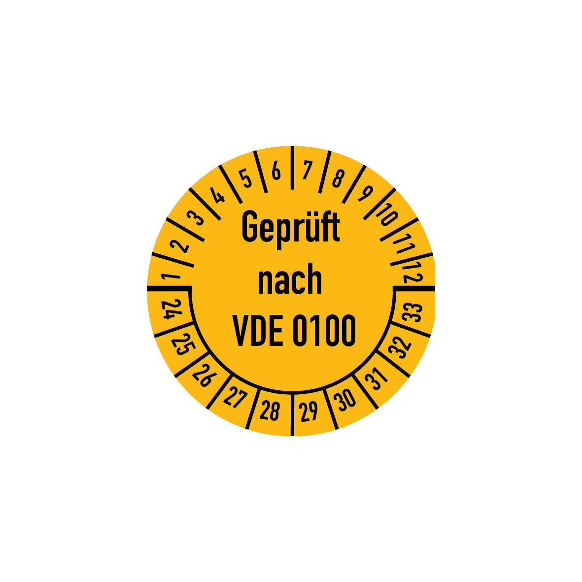 Prüfplakette, 4.P-261, Elektro