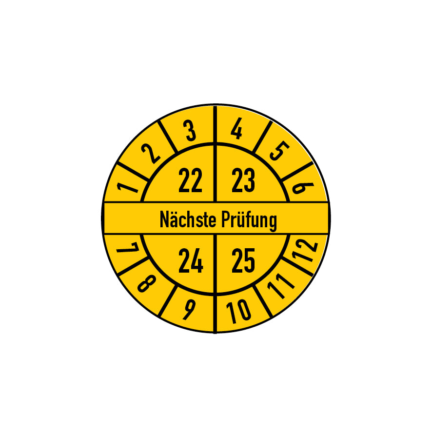 Prüfplakette, 4.P-055, Prüftermin