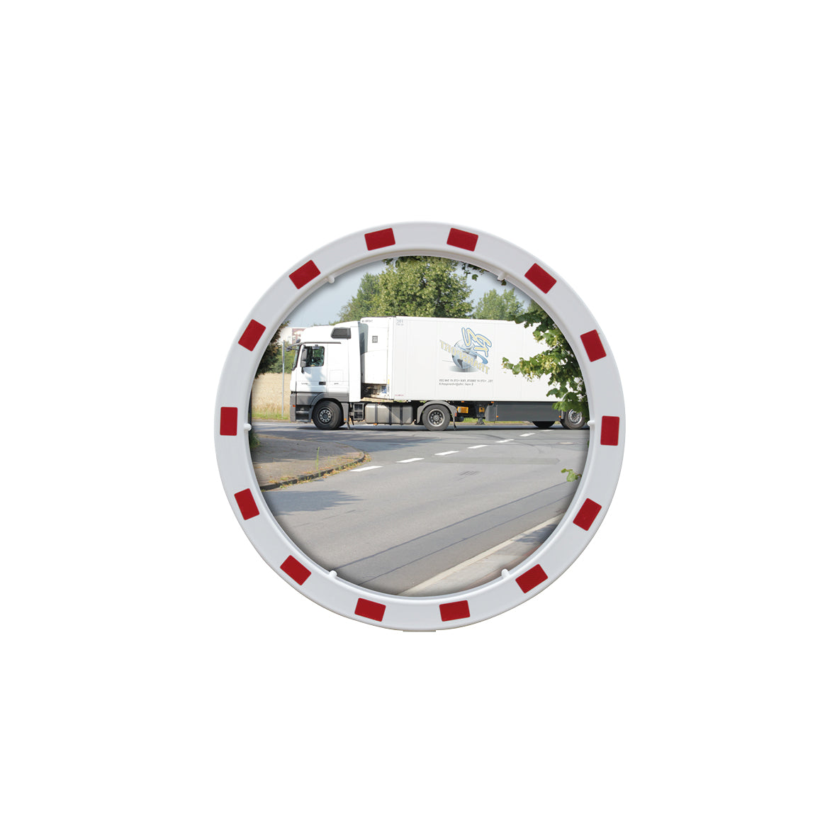 Verkehrsspiegel Acryl, ø 800 mm, 5.2 kg, 15-22 m Beobachtungsabstand, R2