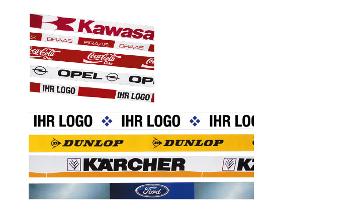 Absperrband, Werbung, VE 60 Stk.