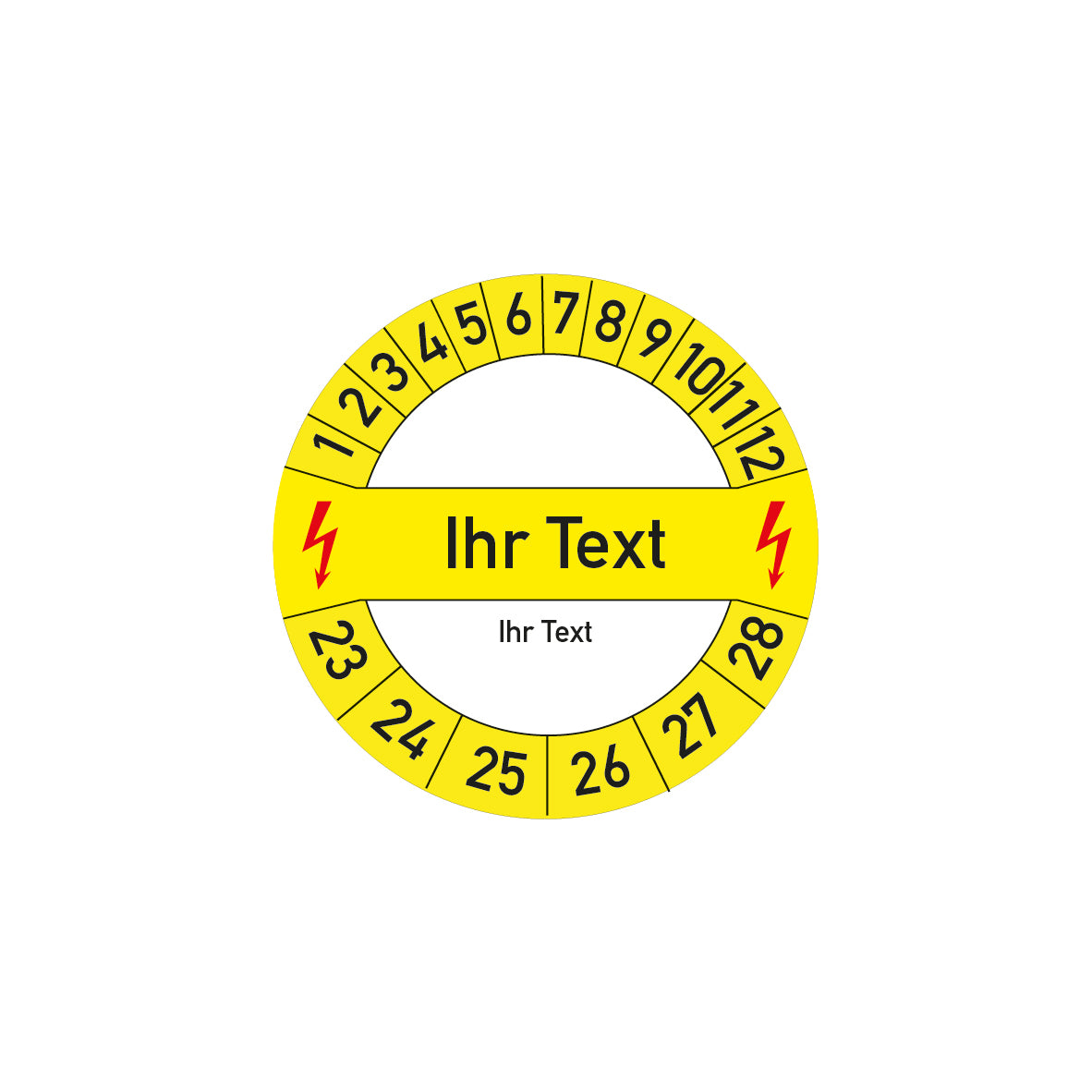 Prüfplakette, 4.P-523, Individuell