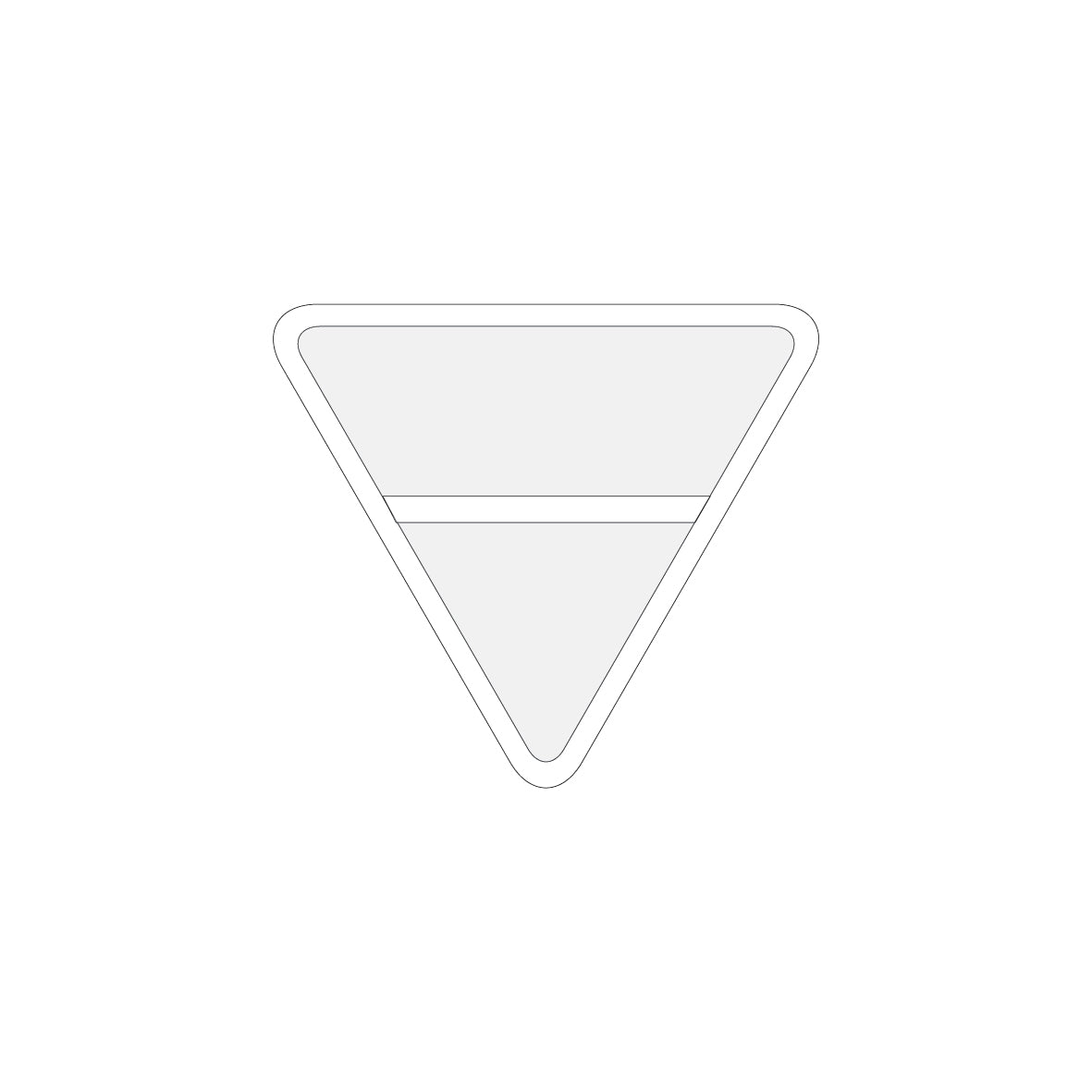 Signalträger 3-Eck, Ankerschiene, SL 60 cm, 1 Ankerschiene, Preise ohne Briden