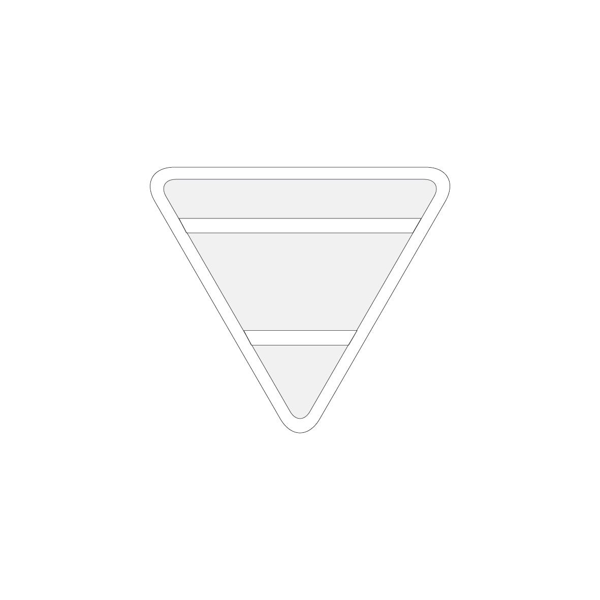 Signalträger 3-Eck, Ankerschiene, SL 150 cm, 2 Ankerschienen, Preise ohne Briden