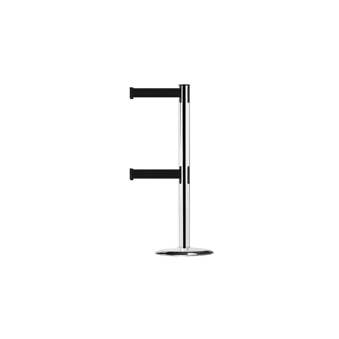 Tensabarrier Advance Dual Line, Chrom, Gurt: 3.65 m, 16 kg. Gurtfarbe angeben.