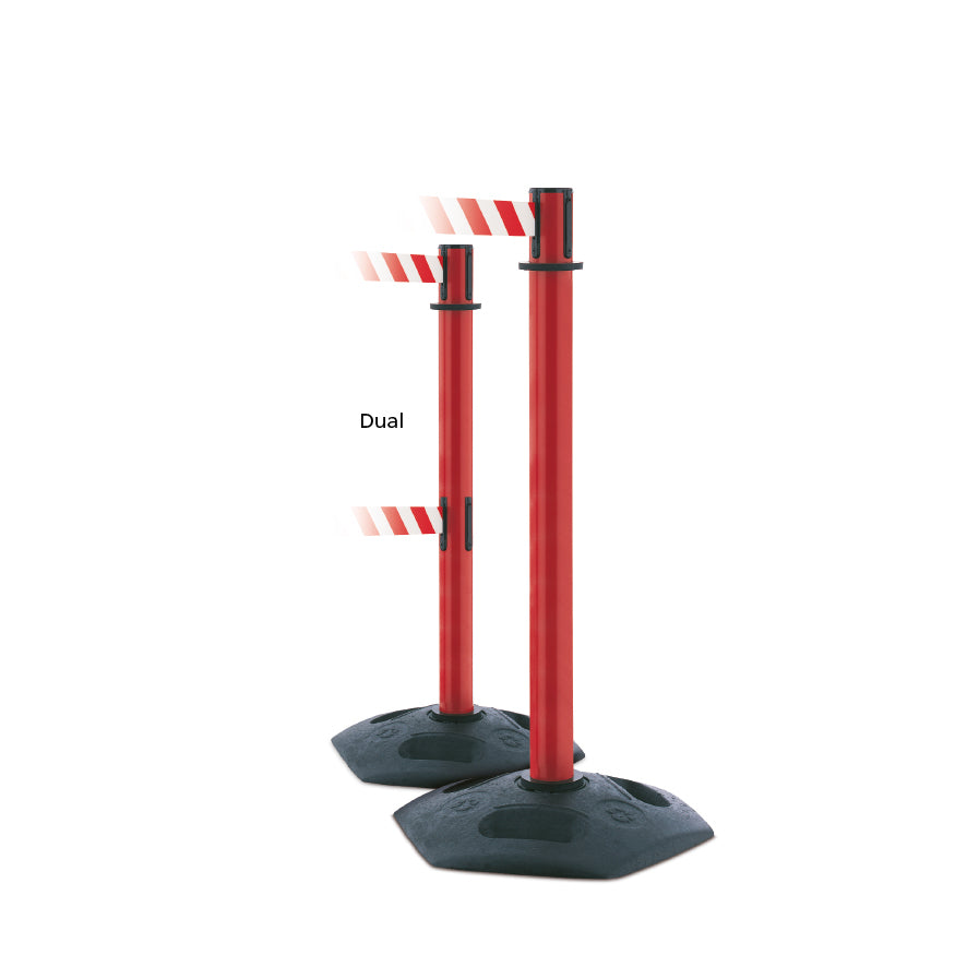 Tensabarrier Heavy Duty-Dual, Kunststoff, Gurt: 3.65 m, 9 kg, Pfosten- und Gurtfarbe angeben
