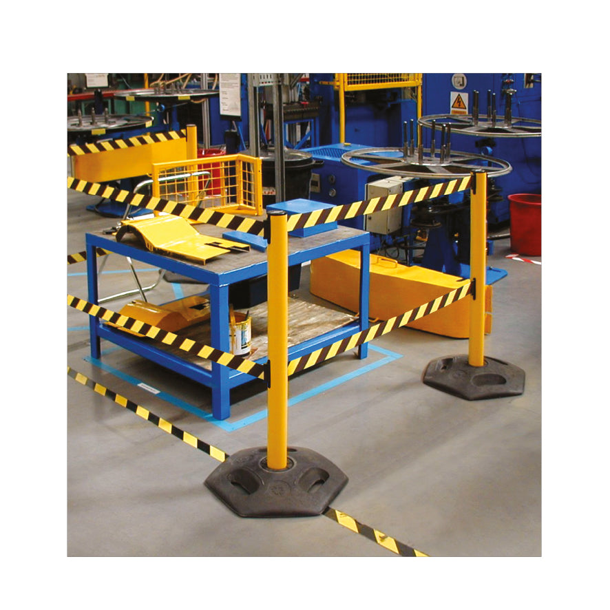 Tensabarrier Heavy Duty-Dual, Kunststoff, Endpfosten, 9 kg, Pfostenfarbe angeben