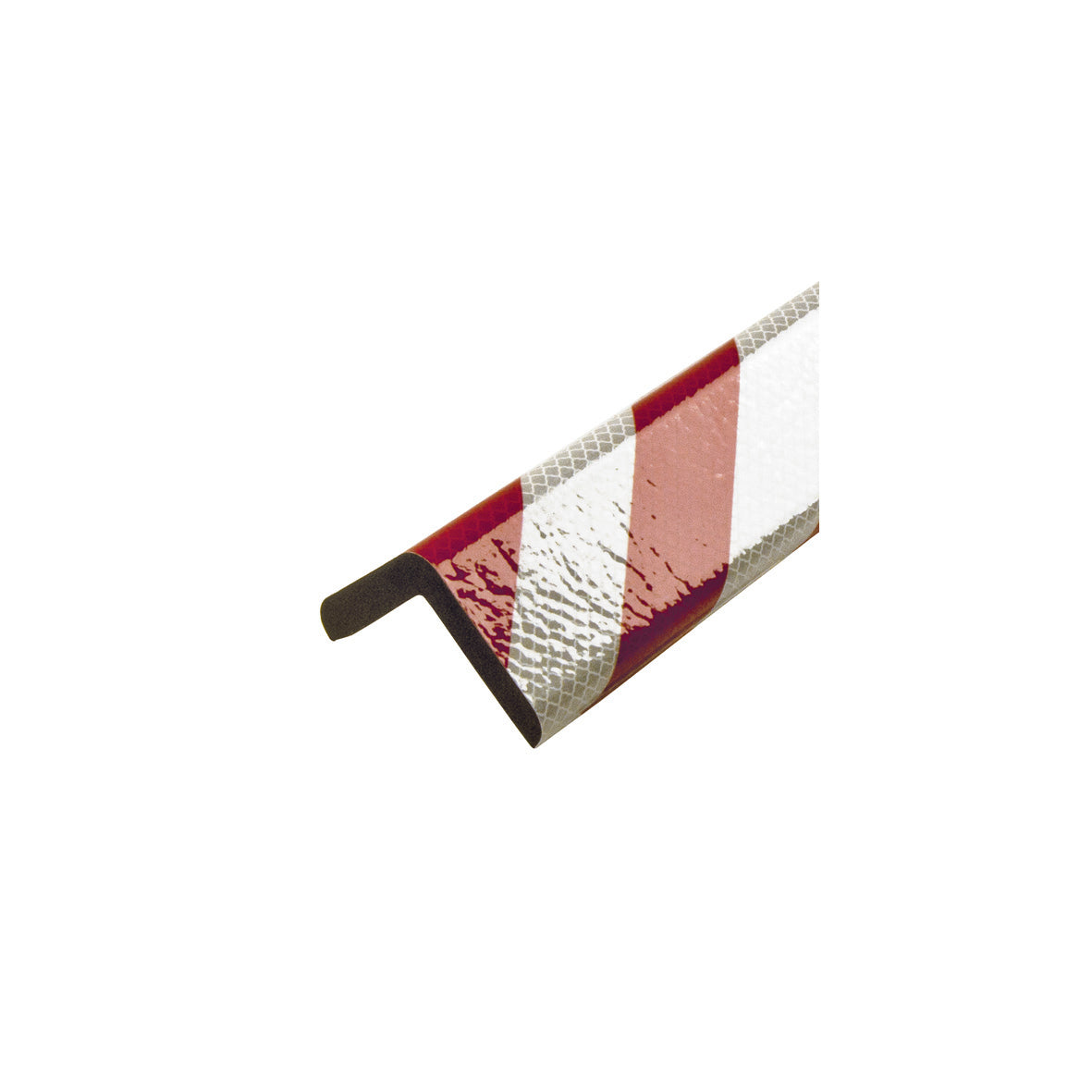 Warn- und Schutzprofil H-Plus, Eckschutz, 1 m, Reflex rot-weiss