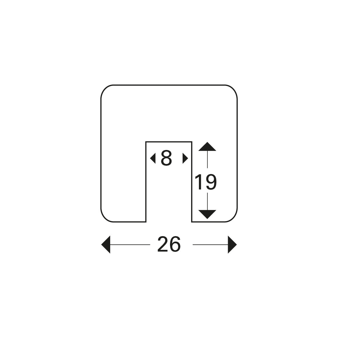 Warn- und Schutzprofil G, Kantenschutz, 50 m, rot-weiss