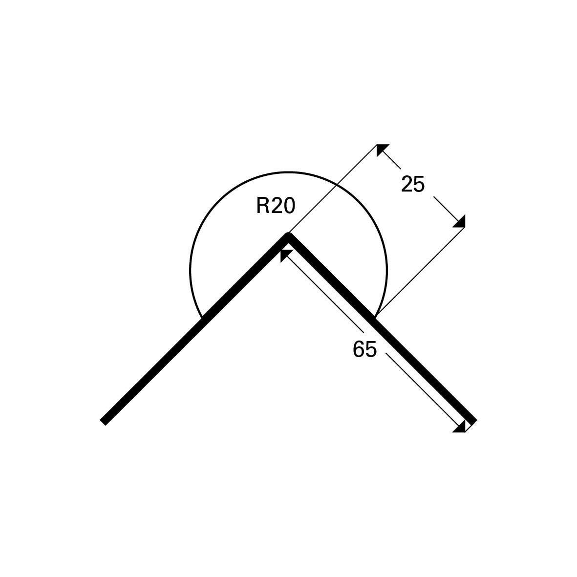 Warn- und Schutzprofil A Eco Wand, Eckschutz, 1.0 m, gelb-schwarz
