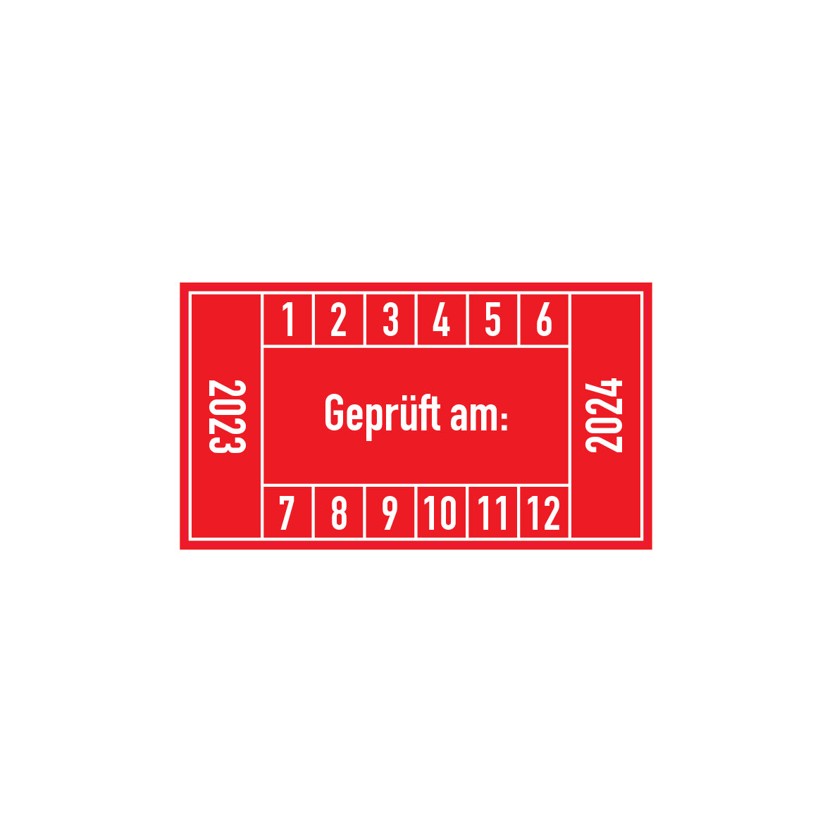 Prüfplakette, 4.P-106, Prüftermin