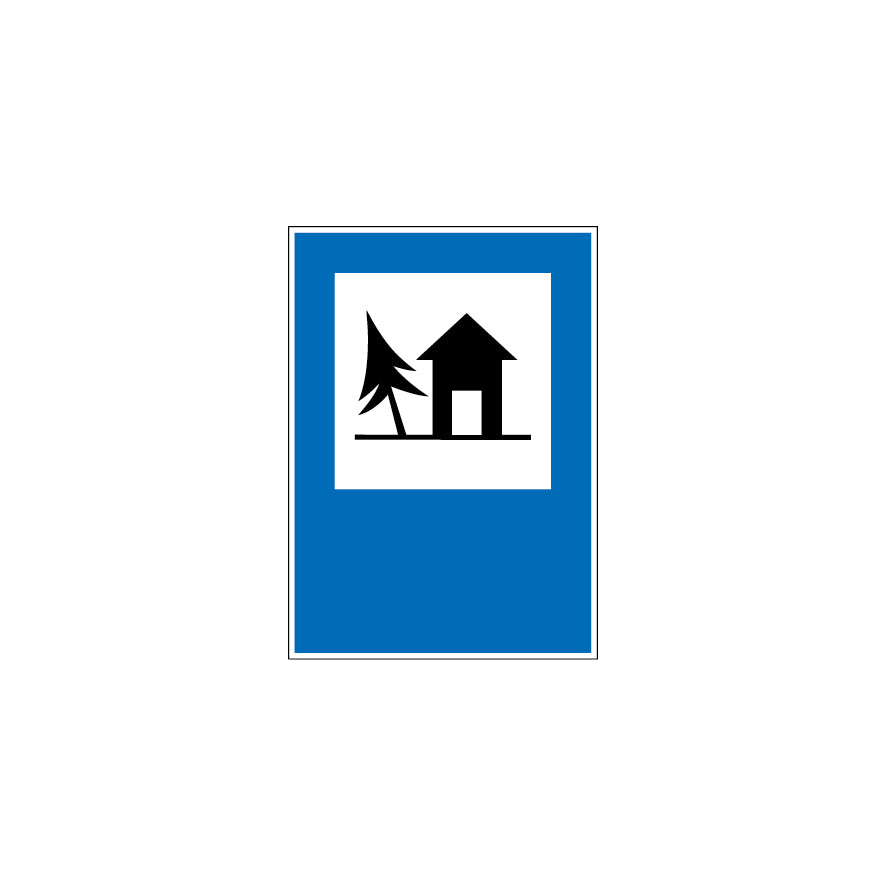 4.89 Jugendherberge, Hinweissignal