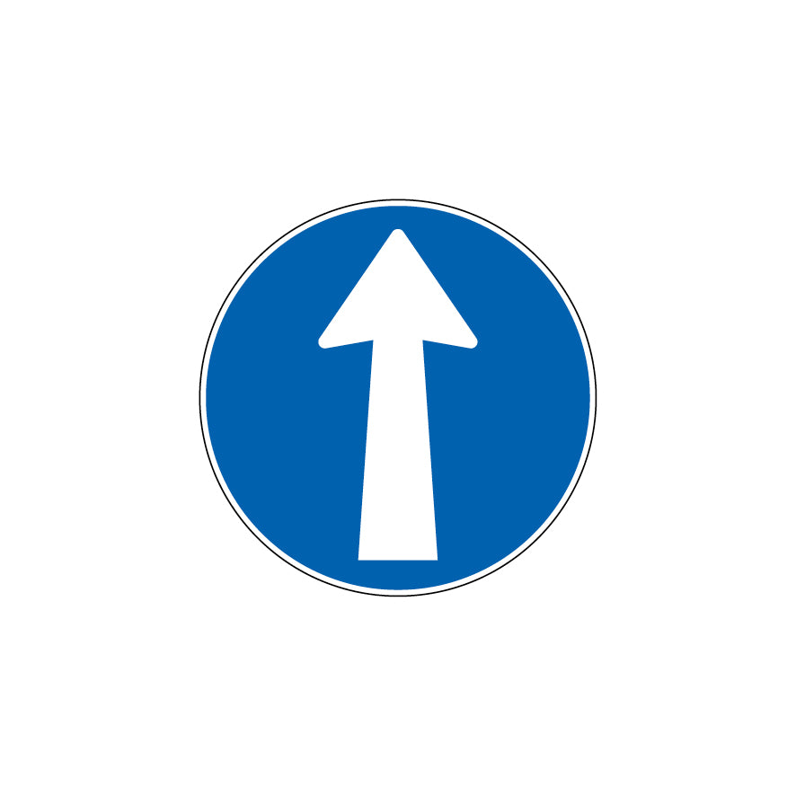 6.W-503 Geradeaus gehen, Warnzeichen, Praxisbewährt