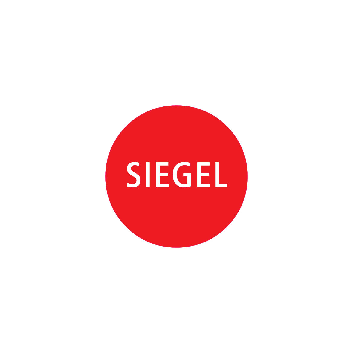 Sicherheitssiegel 4.0107, FO-F, rot/weiss, "SIEGEL"
