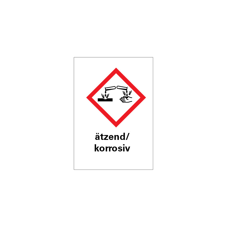 5.GHS-128, GHS-Kennzeichen mit Text, Folie