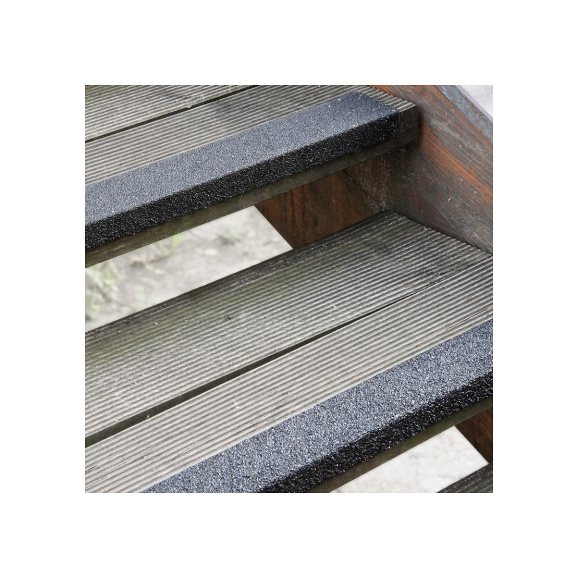 Antirutschtreppenkantenprofil GFK Medium, schwarz, 70 x 600 x 30 mm