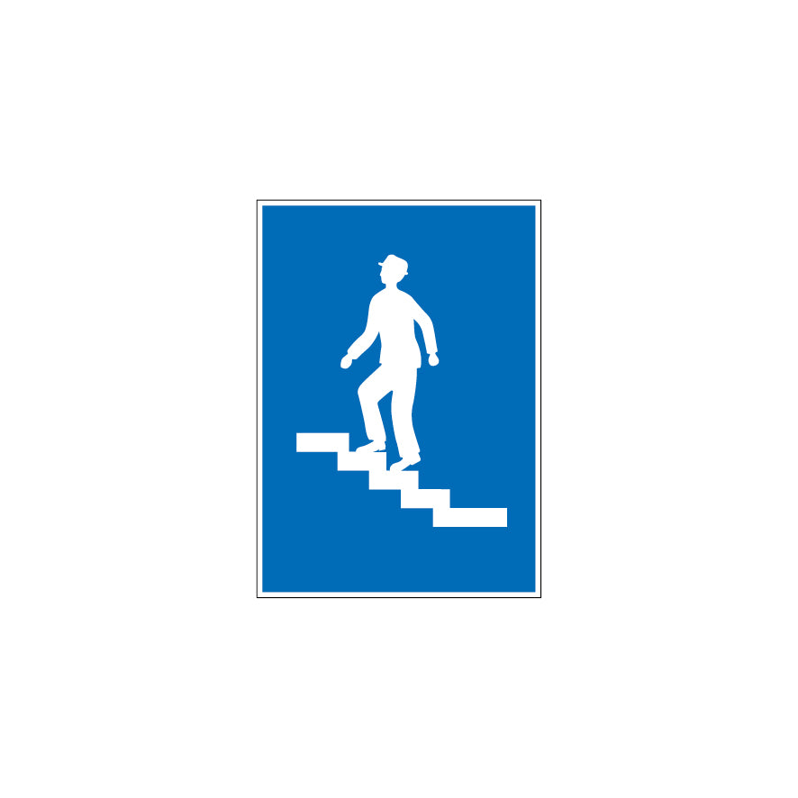 4.13 Fussgängerüberführung links, Hinweissignal