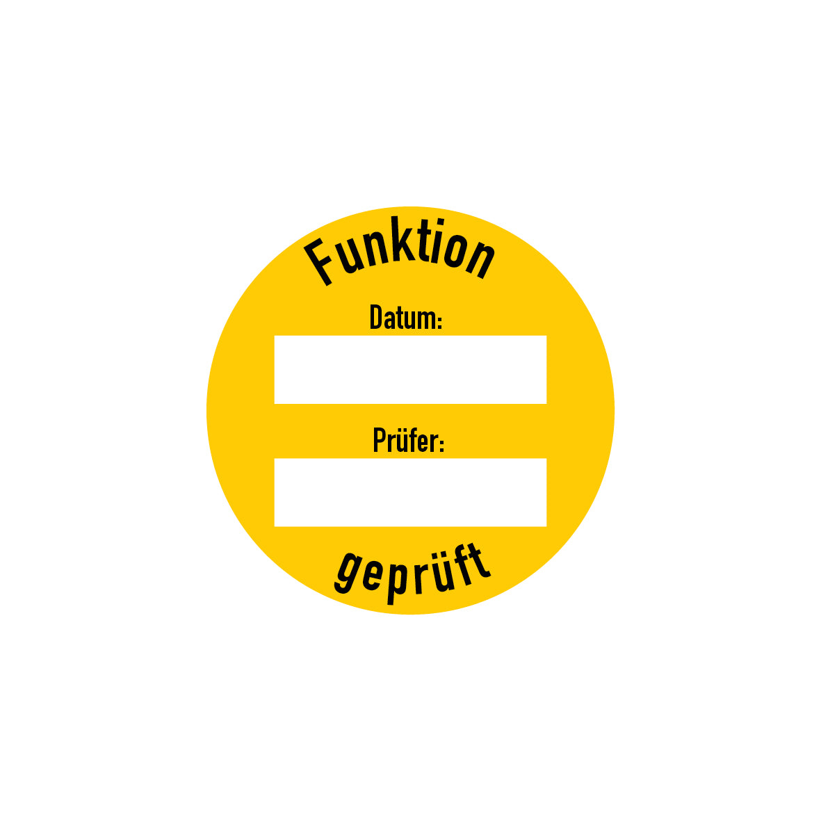 Prüfplakette, 4.P-181, zum selber Beschrifften