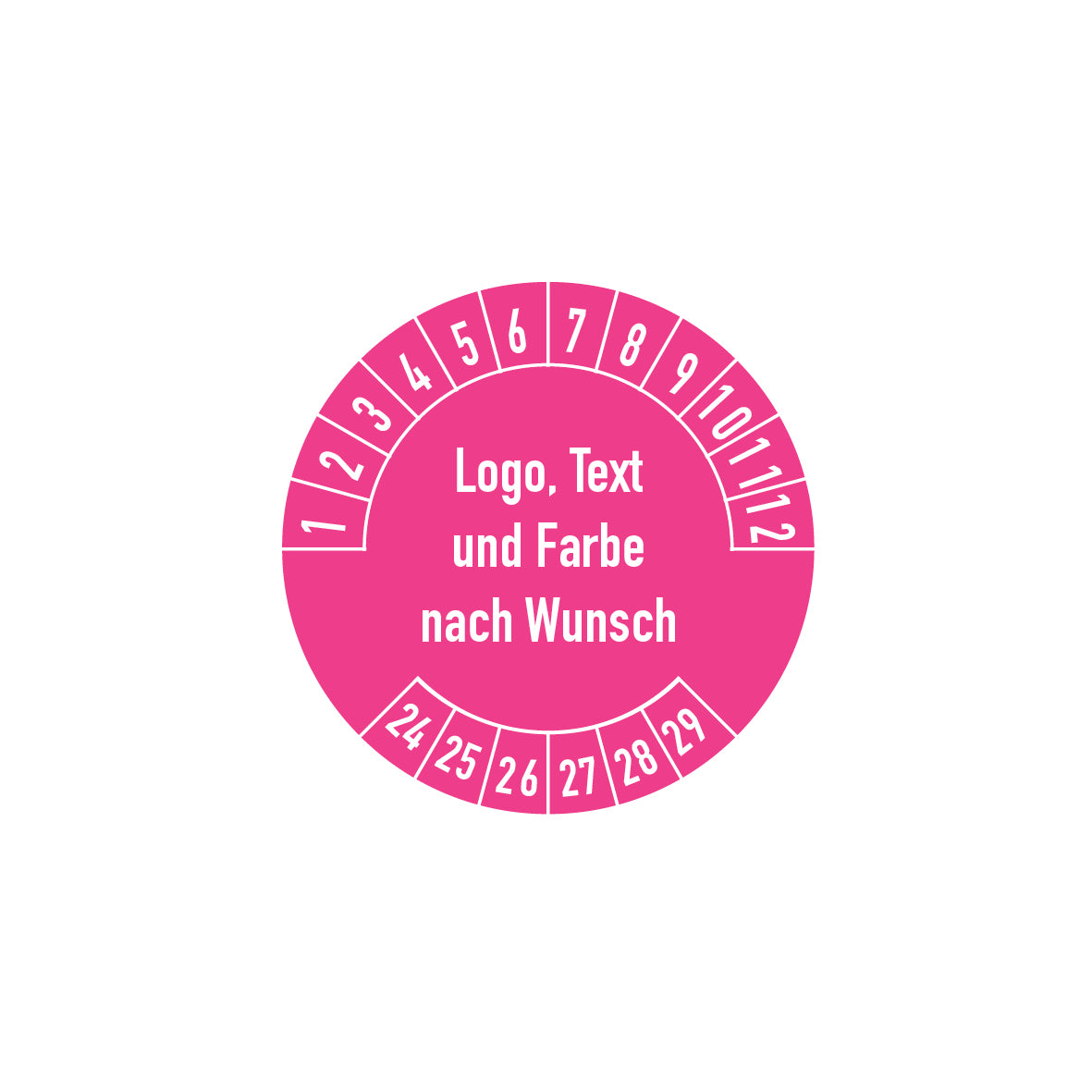 Prüfplakette, 4.P-505, Individuell
