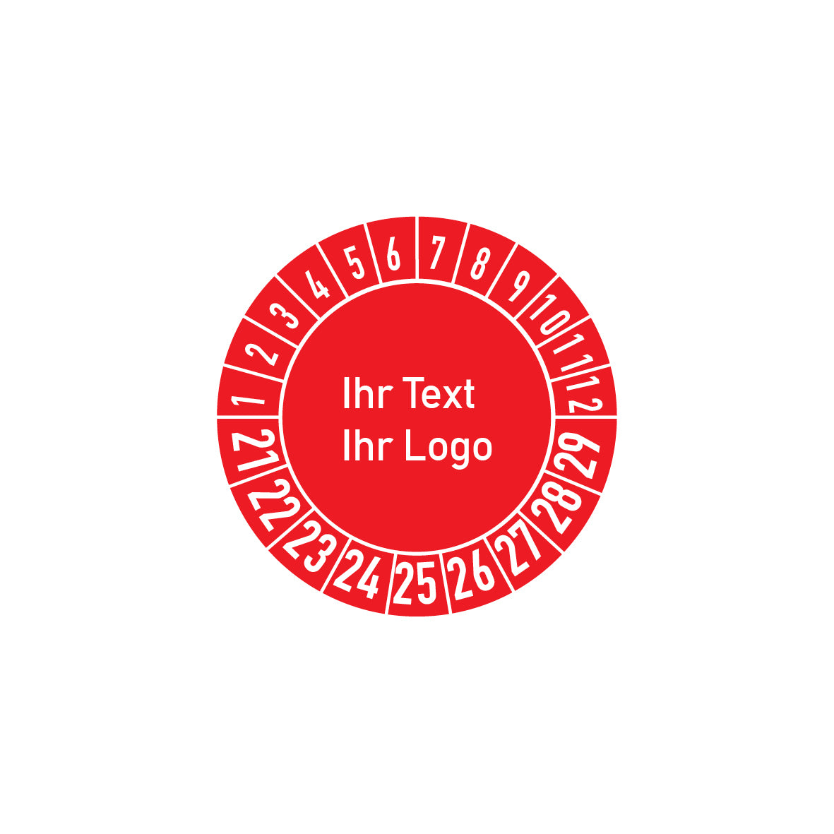 Prüfplakette, 4.P-518, Individuell